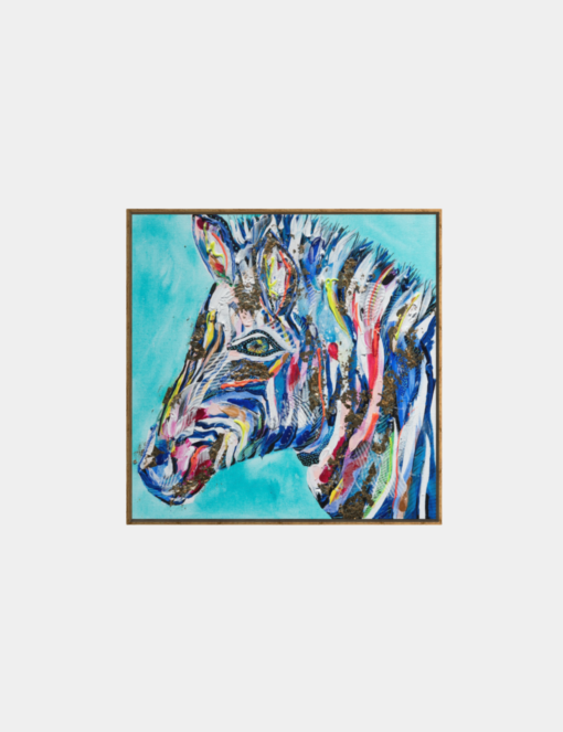 Zulu The Zebra- Clare O'Hara Australian Contemporary Artist - Art to Make You Smile
