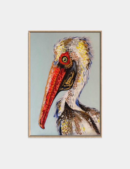Percy The Pelican - Clare O'Hara Australian Contemporary Artist - Art to Make You Smile