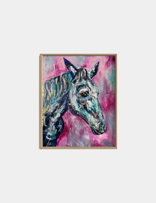 Hattie The Horse - Original -Clare O'Hara Australian Contemporary Artist - Art to Make You Smile