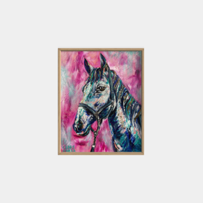 Hayley The Horse - Original -Clare O'Hara Australian Contemporary Artist - Art to Make You Smile